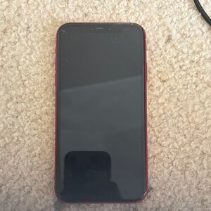 Red IPhone XR ( sell for parts)